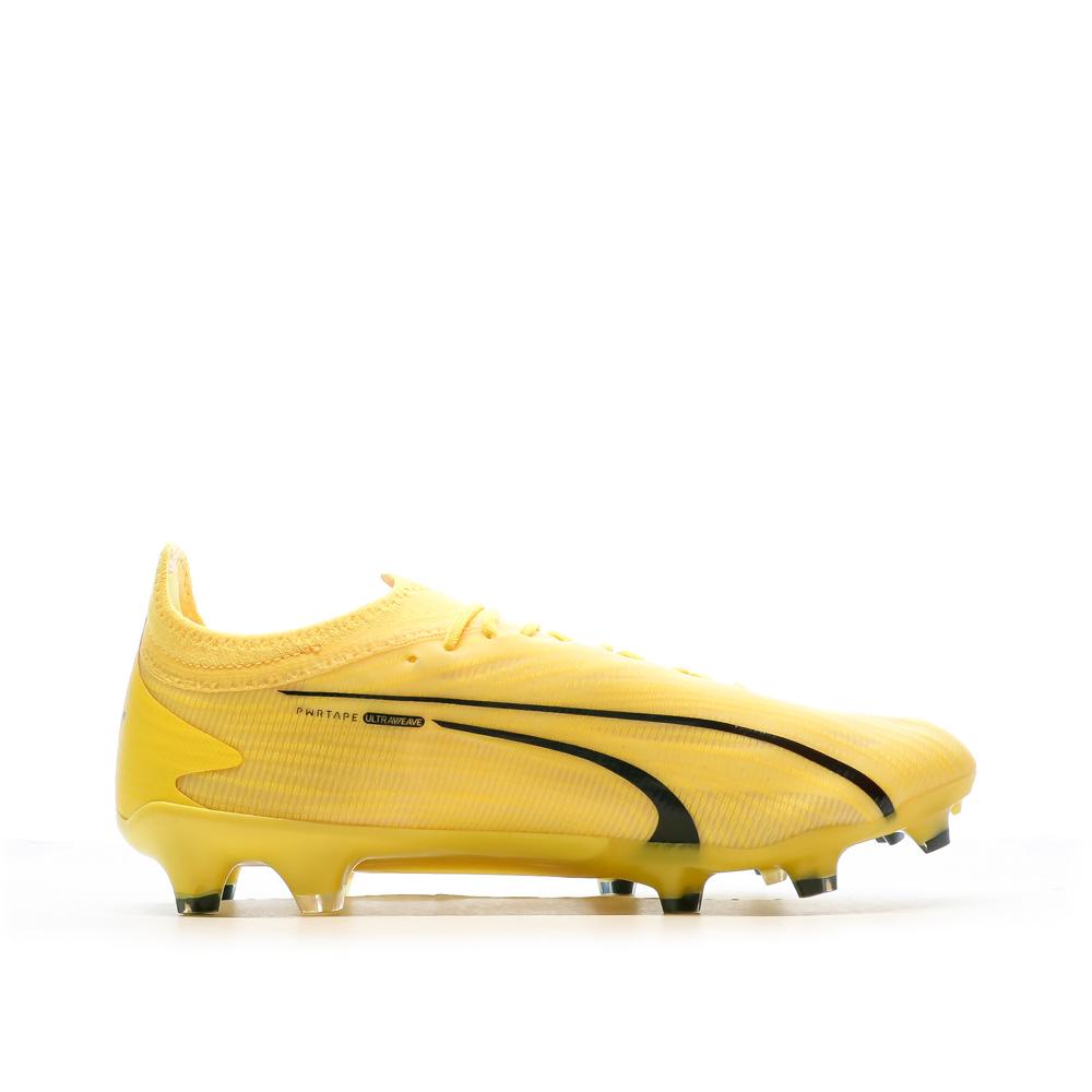 Chaussures de football Jaune/Noire Homme Puma Ultra Ultimate 107311 vue 2