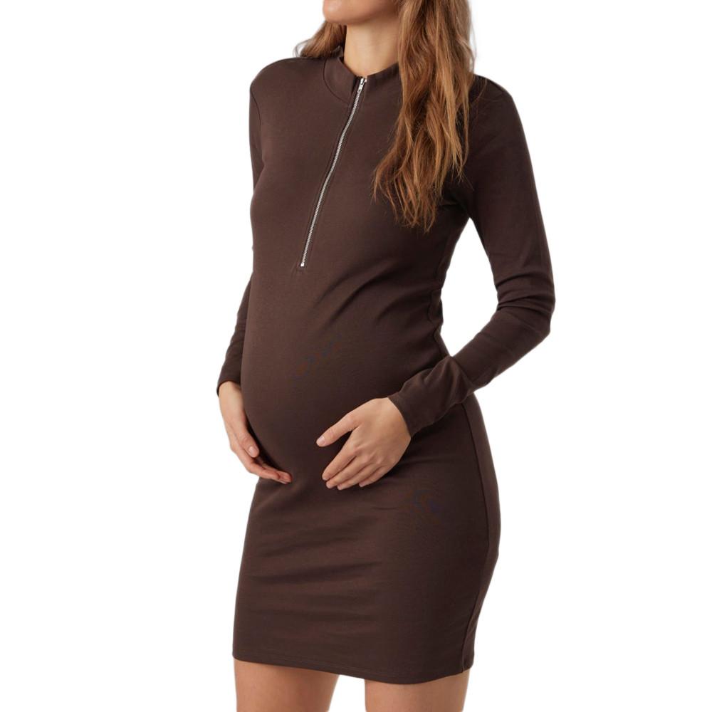 Robe Marron Femme Mamalicious Mila Lia pas cher