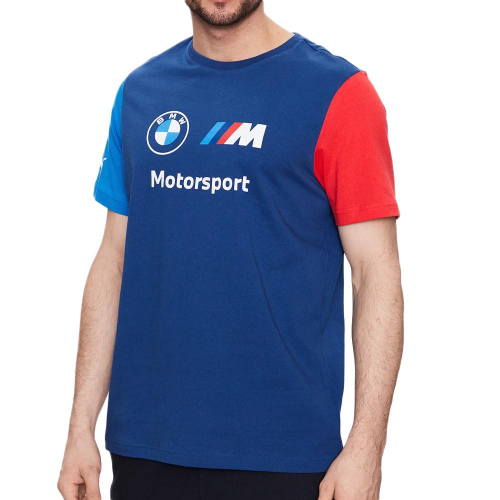 T-shirt Bleu Electrique Homme Puma Bmw Mms pas cher