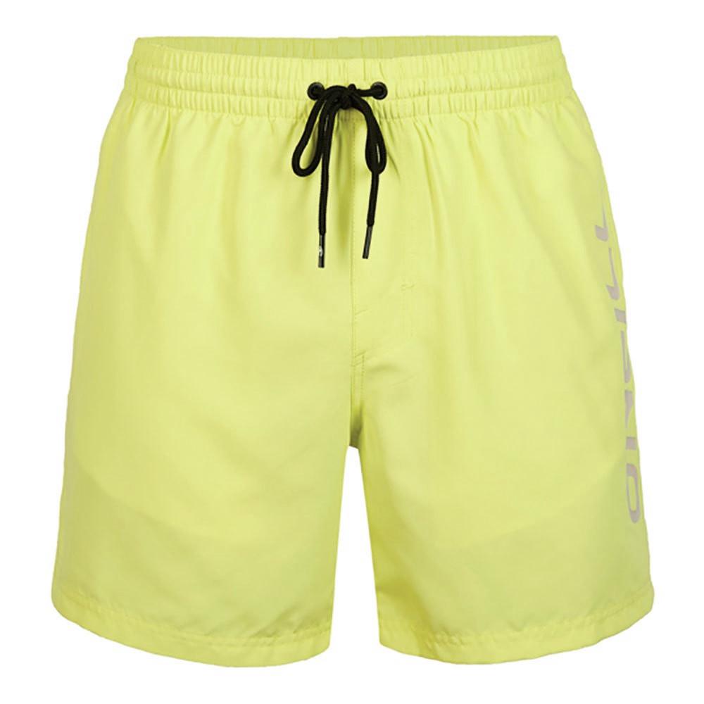 Short de bain Jaune Homme O'Neill Cali 16 12014 pas cher