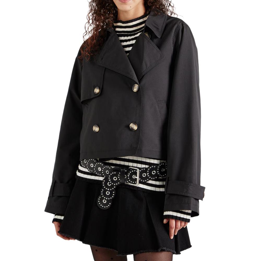 Trench Court Noir Femme Vero Moda Zoamarie pas cher