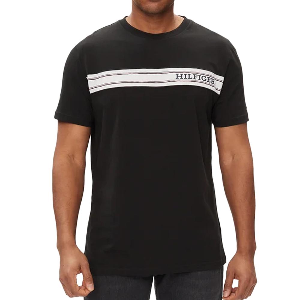 T-shirt Noir Homme Tommy Hilfiger UM0UM03196 pas cher