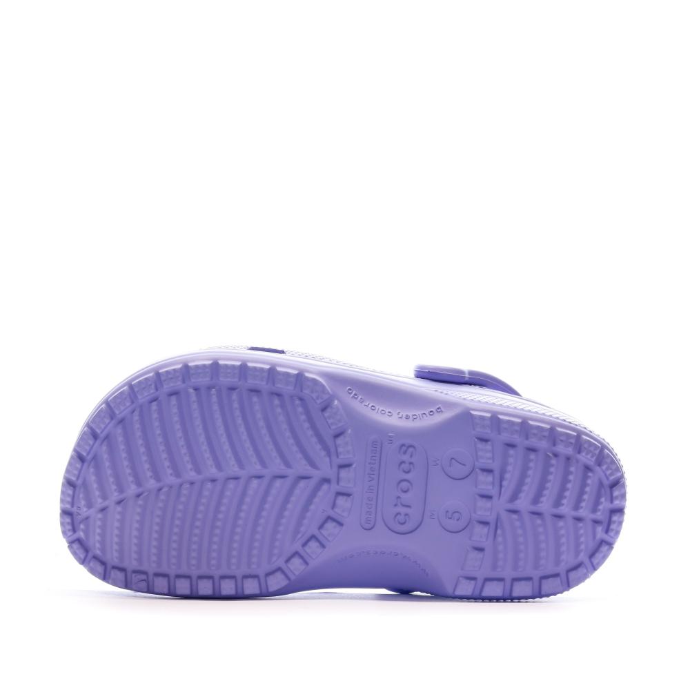 Sandales Crocs Violettes Femme Classic Sabot U vue 5