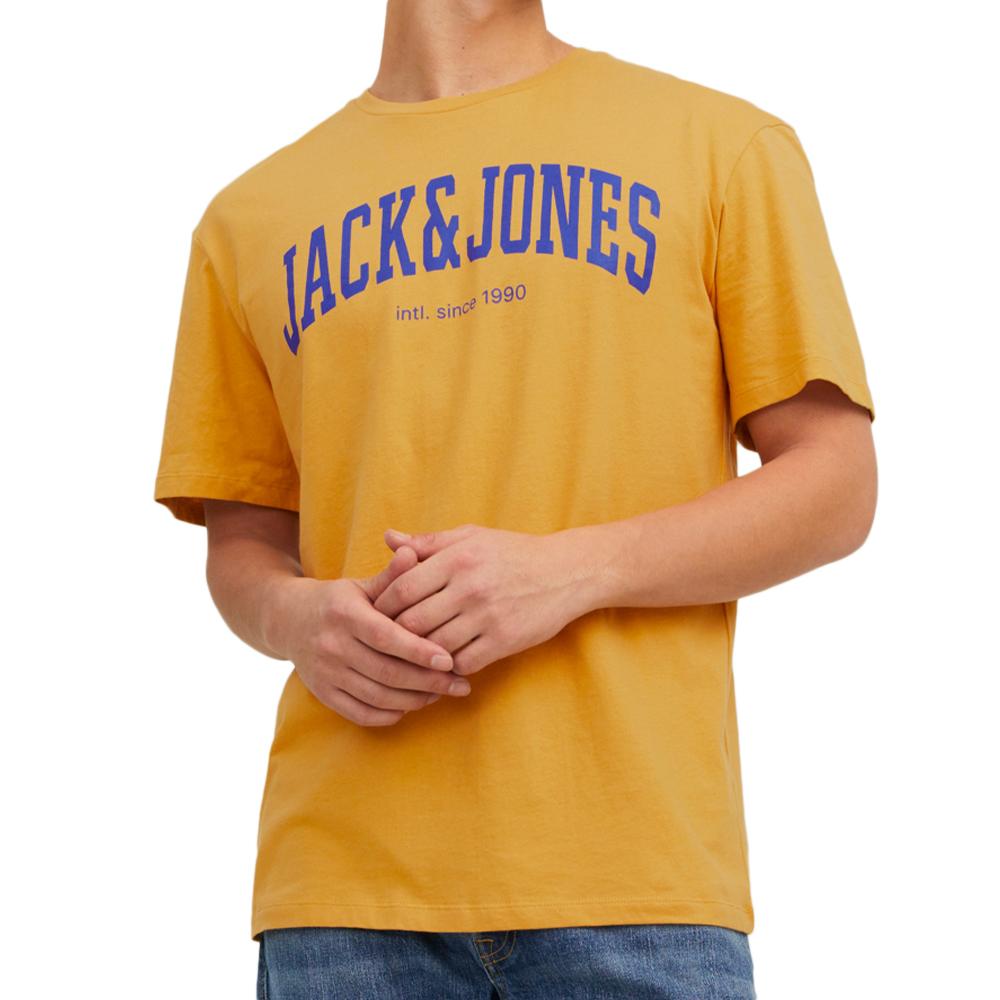 T shirt Jaune Homme Jack Jones 12236514