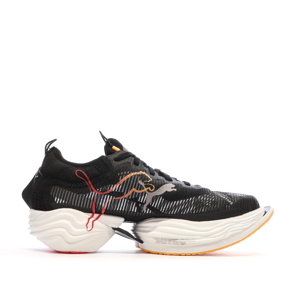 Chaussures de running Noires/Oranges Homme Puma Fast Nitro Elite vue 2