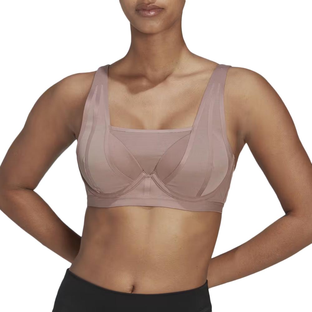 Brassière d'Entraînement Mauve Femme Adidas Tlrdim Luxe pas cher