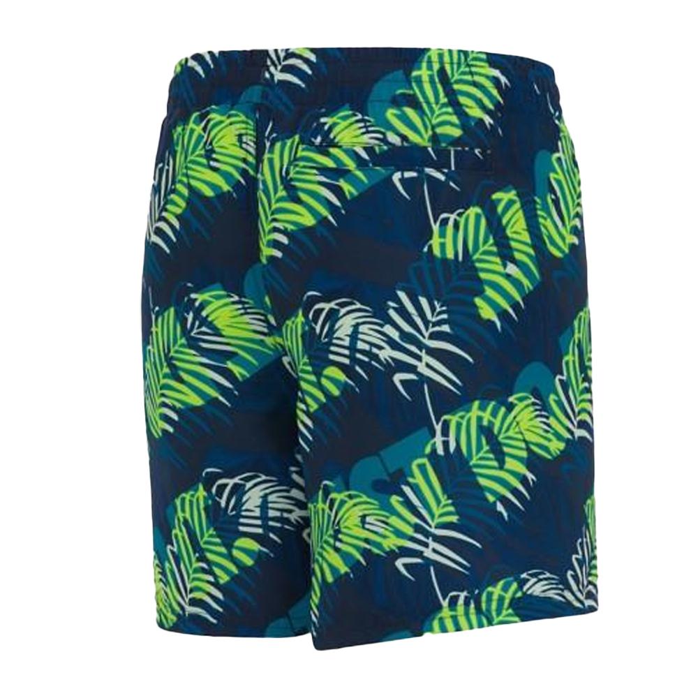 Short de bain Marine/Vert Garçon Nike 4 Volley vue 2