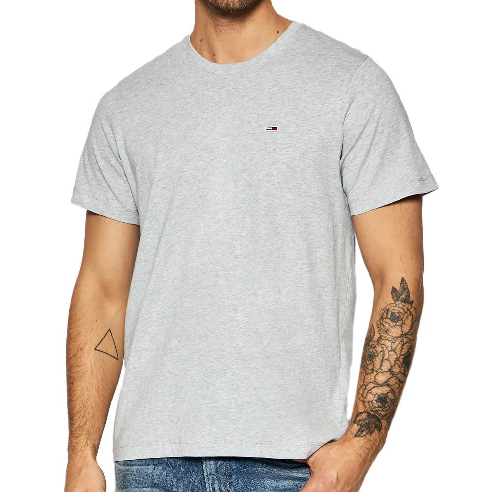 T-shirt Gris Homme Tommy Jeans Classic pas cher