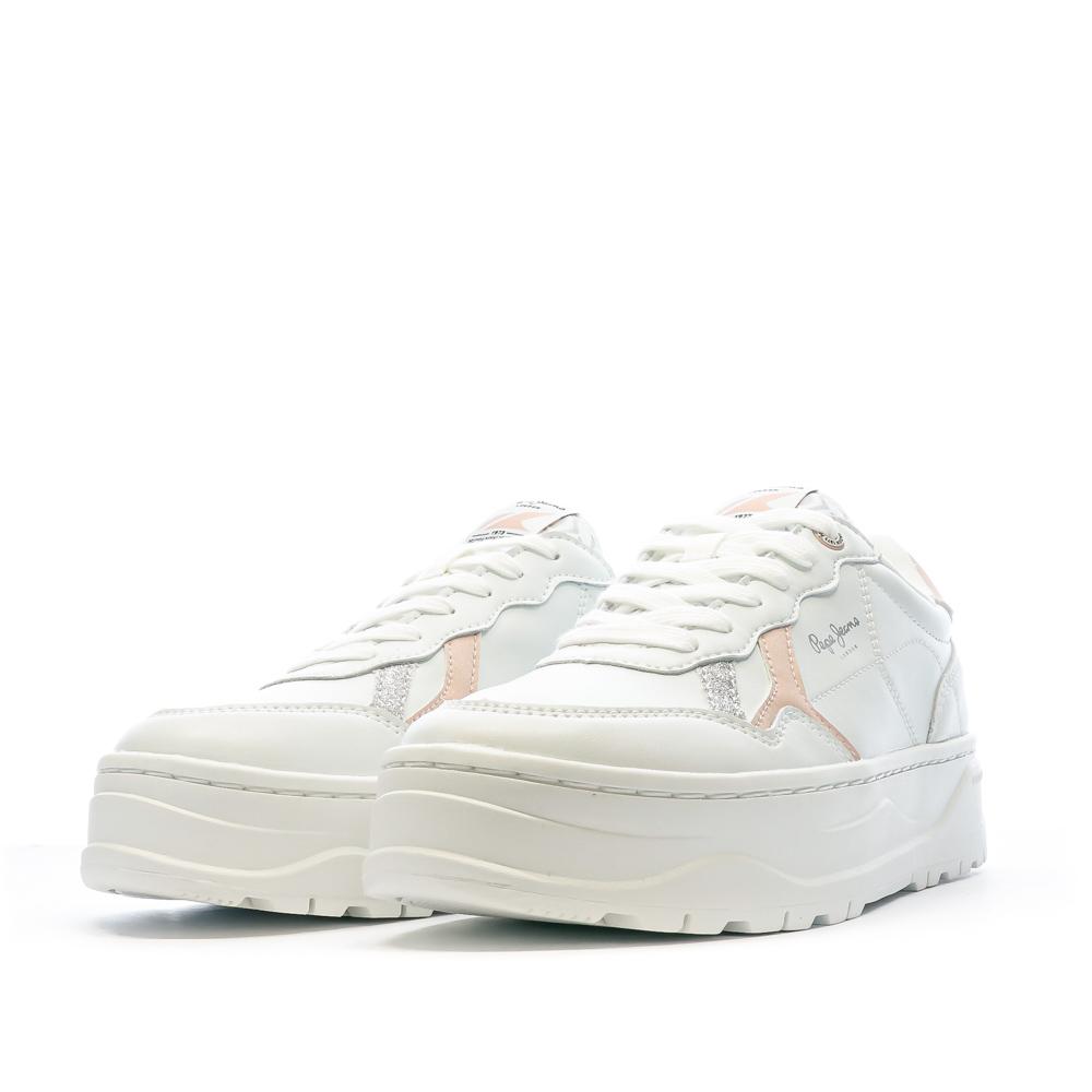 Baskets Rose Femme Pepe jeans Kore Glin vue 6