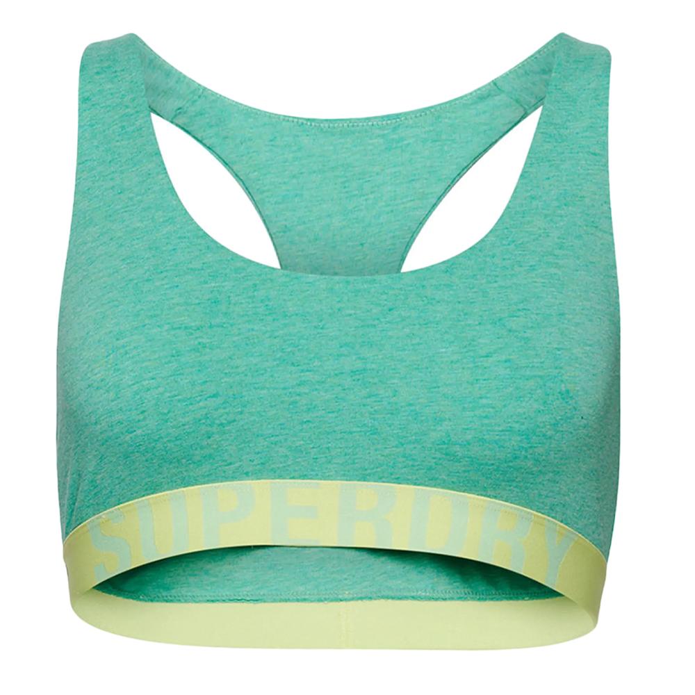 Brassière Verte Femme Superdry Bralette pas cher