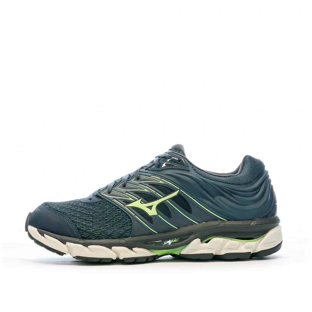 Chaussures de running Gris Bleu Homme Mizuno Wave Paradox Espace des marques