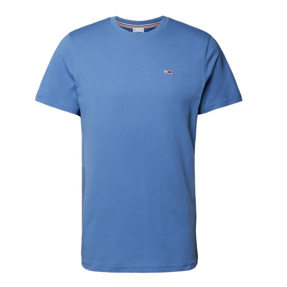 T-shirt Bleu Clair Homme Tommy Jeans Classic pas cher