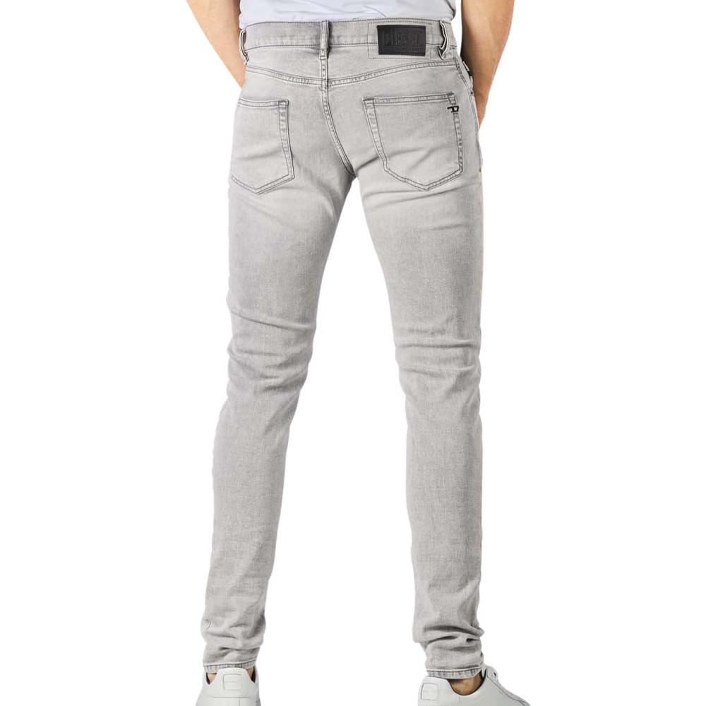 Jean Slim Gris Homme Diesel Strukt vue 2