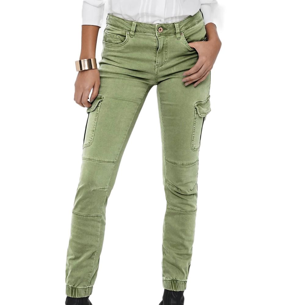 Pantalon Cargo Vert Femme Only Missouri pas cher