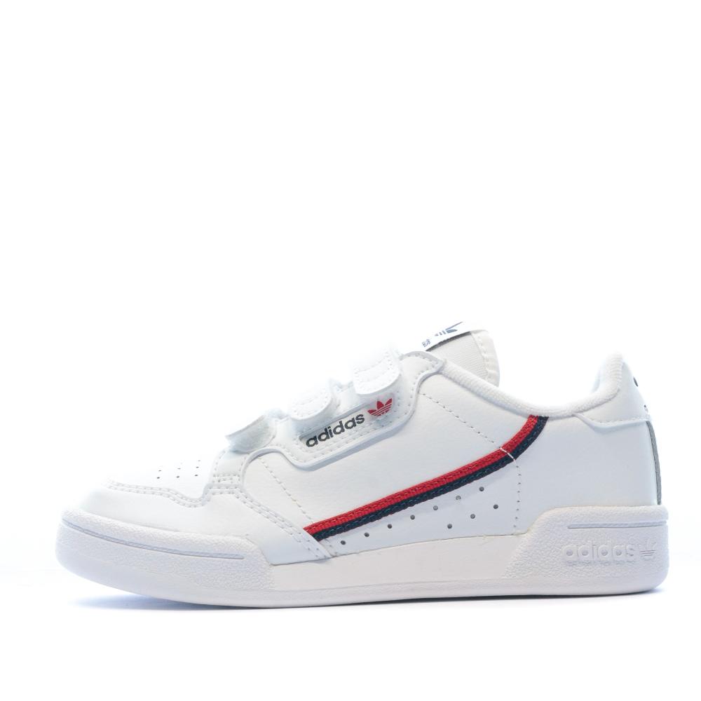 Baskets Blanches Junior Adidas CONTINENTAL 80 CF C