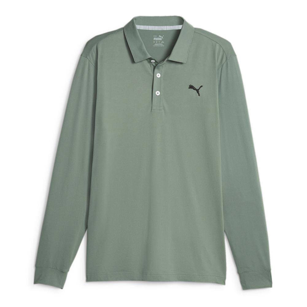 Polo Vert Homme Puma Longsleeve pas cher