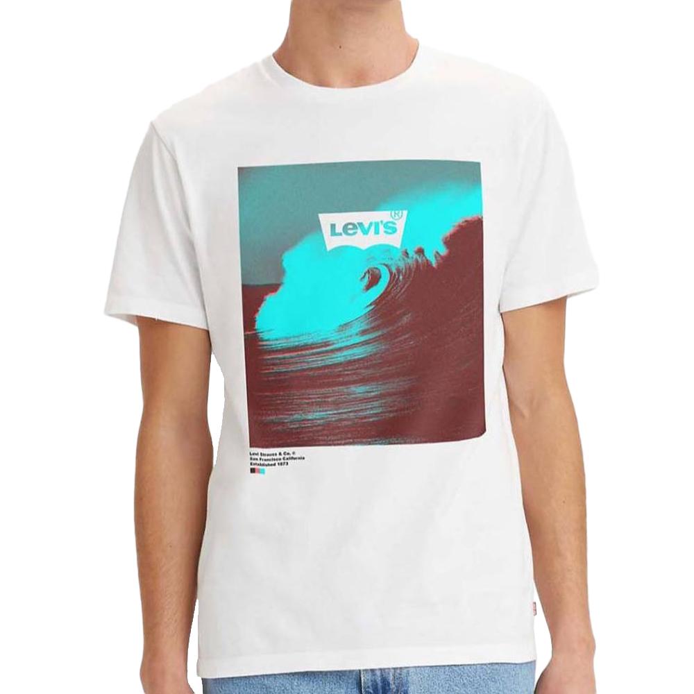 T-shirt Blanc Homme Levi's Tees pas cher