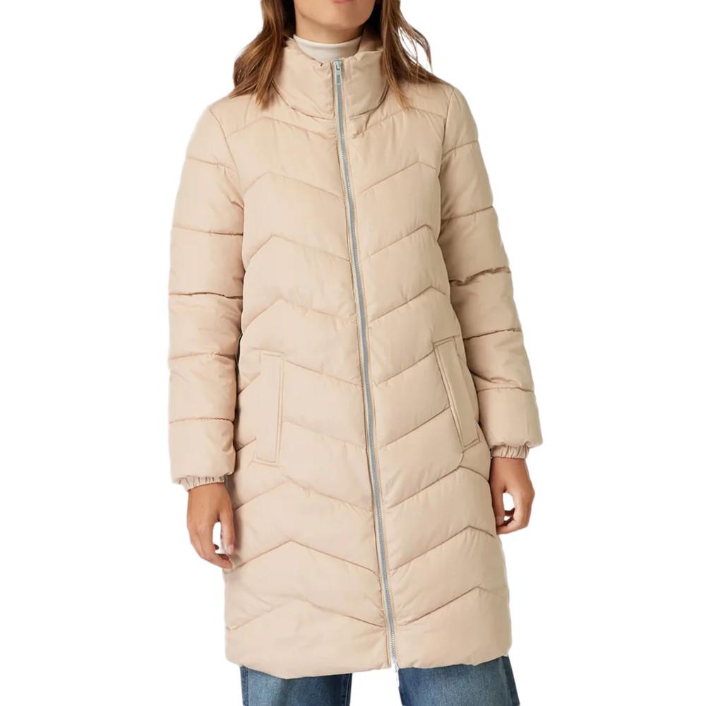 Doudoune Beige Femme Vero Moda Liga Coat pas cher