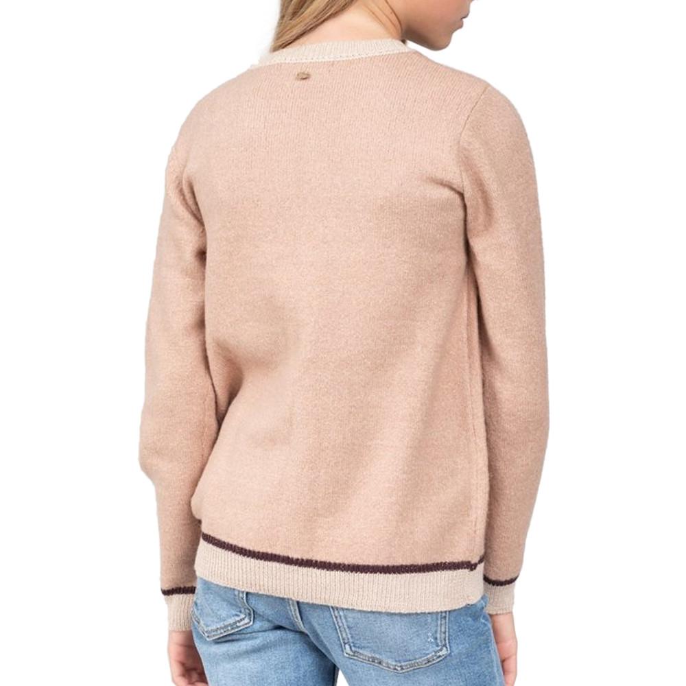 Pull Beige Fille Deeluxe Monica vue 2