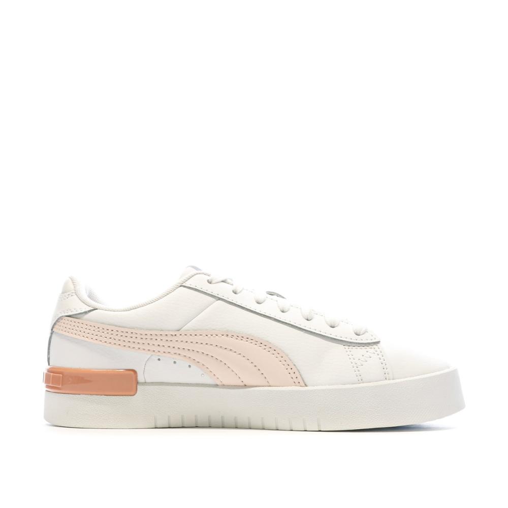 Baskets Blanches/Rose Femme Puma Jada vue 2