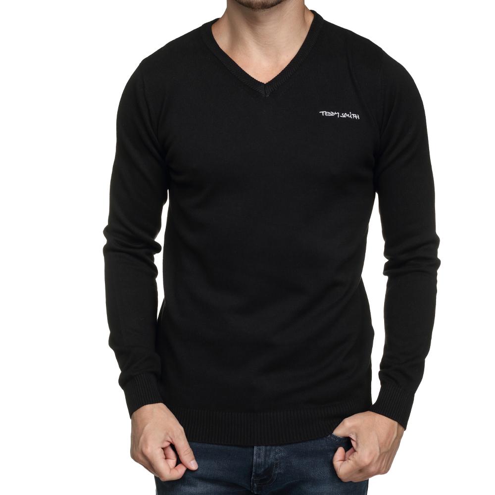 Pull Noir Homme Teddy Smith Pulser pas cher