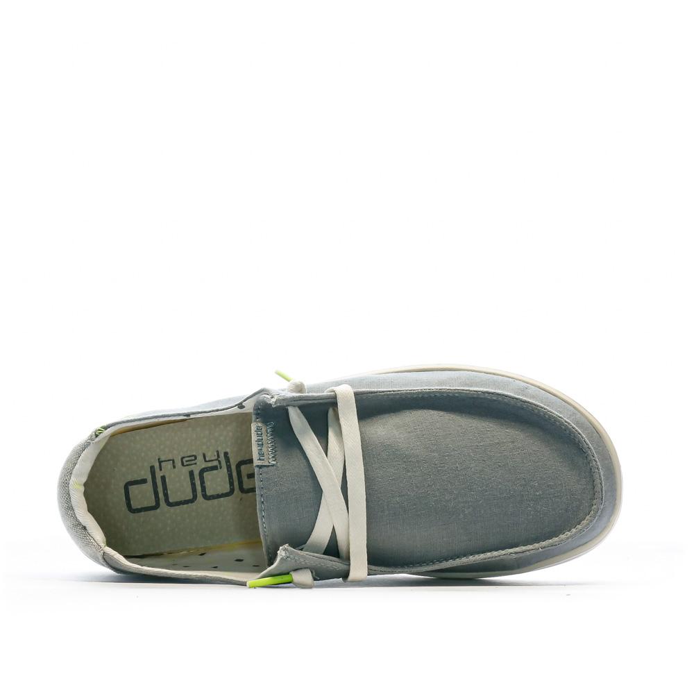 Chaussures Gris/Bleu Femme Hey Dude Wendy Rise vue 4