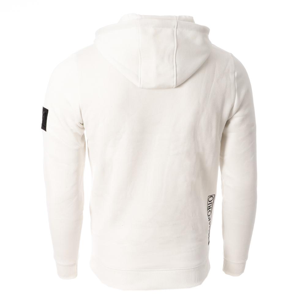 Sweat à Capuche Blanc Homme Just Emporio ABRAR vue 2