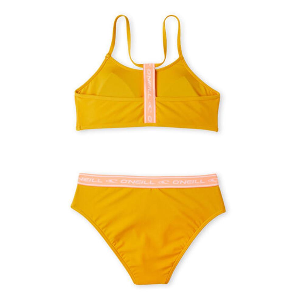 Maillot de bain 2 pieces Jaune Fille O'Neill Sportclub Bikini vue 2