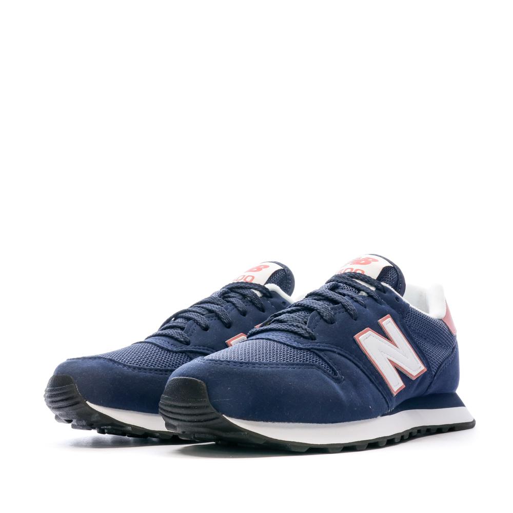 Basket Marine Femme New Balance 500 vue 6