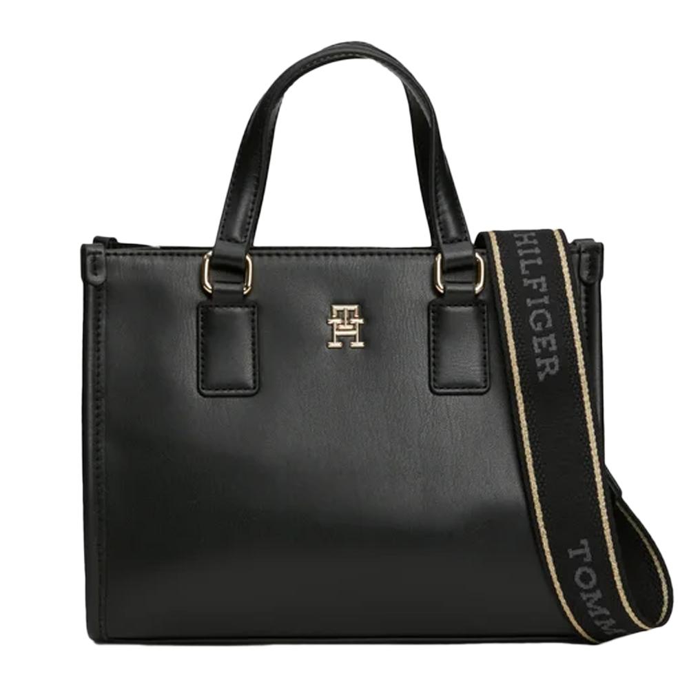 Sac à Main Noir Tommy Hilfiger Monotype Mini pas cher