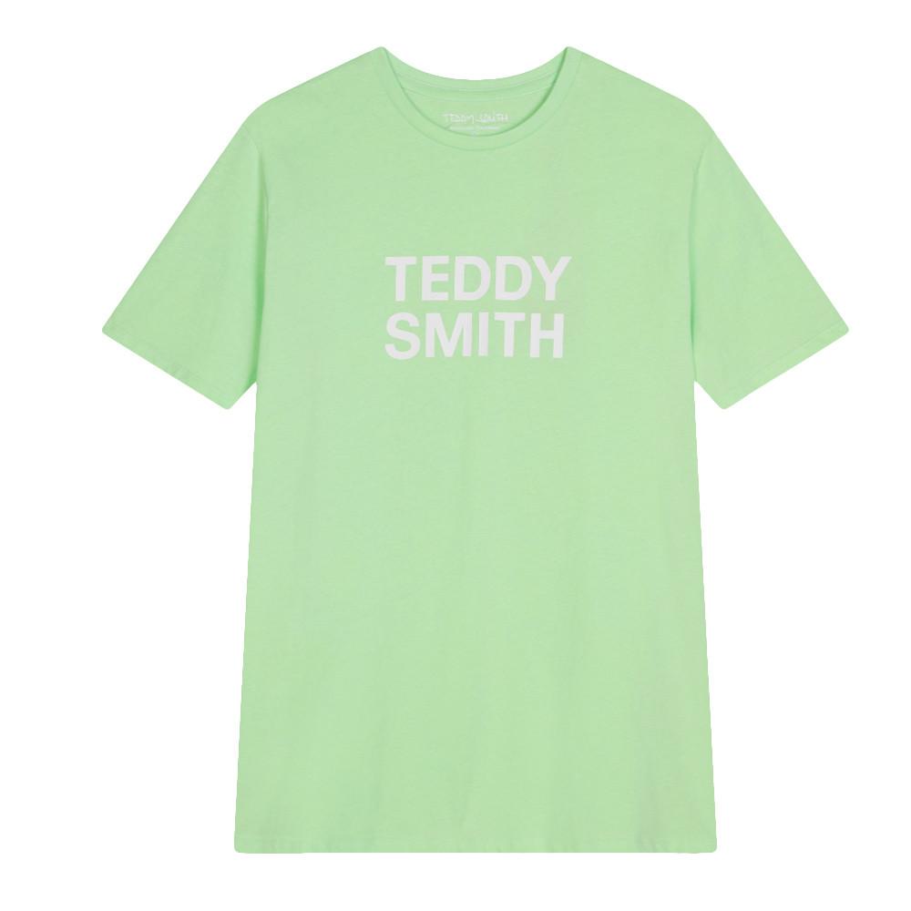 T-shirt Vert pomme Homme Teddy Smith Basic Mc pas cher