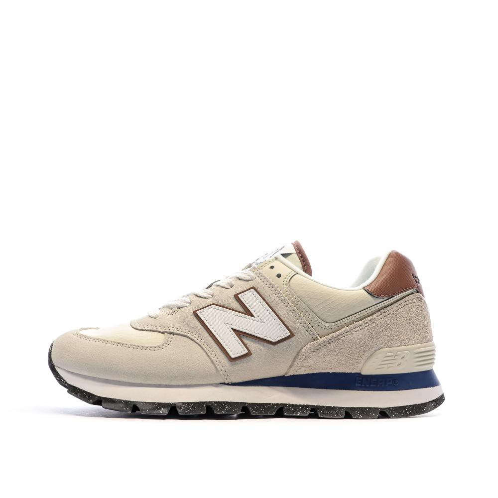 Baskets Beige Homme New Balance 574 pas cher