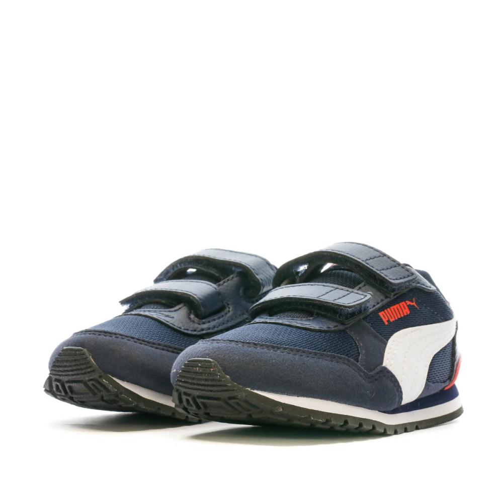 Baskets Marine Garçon Puma Runner vue 6