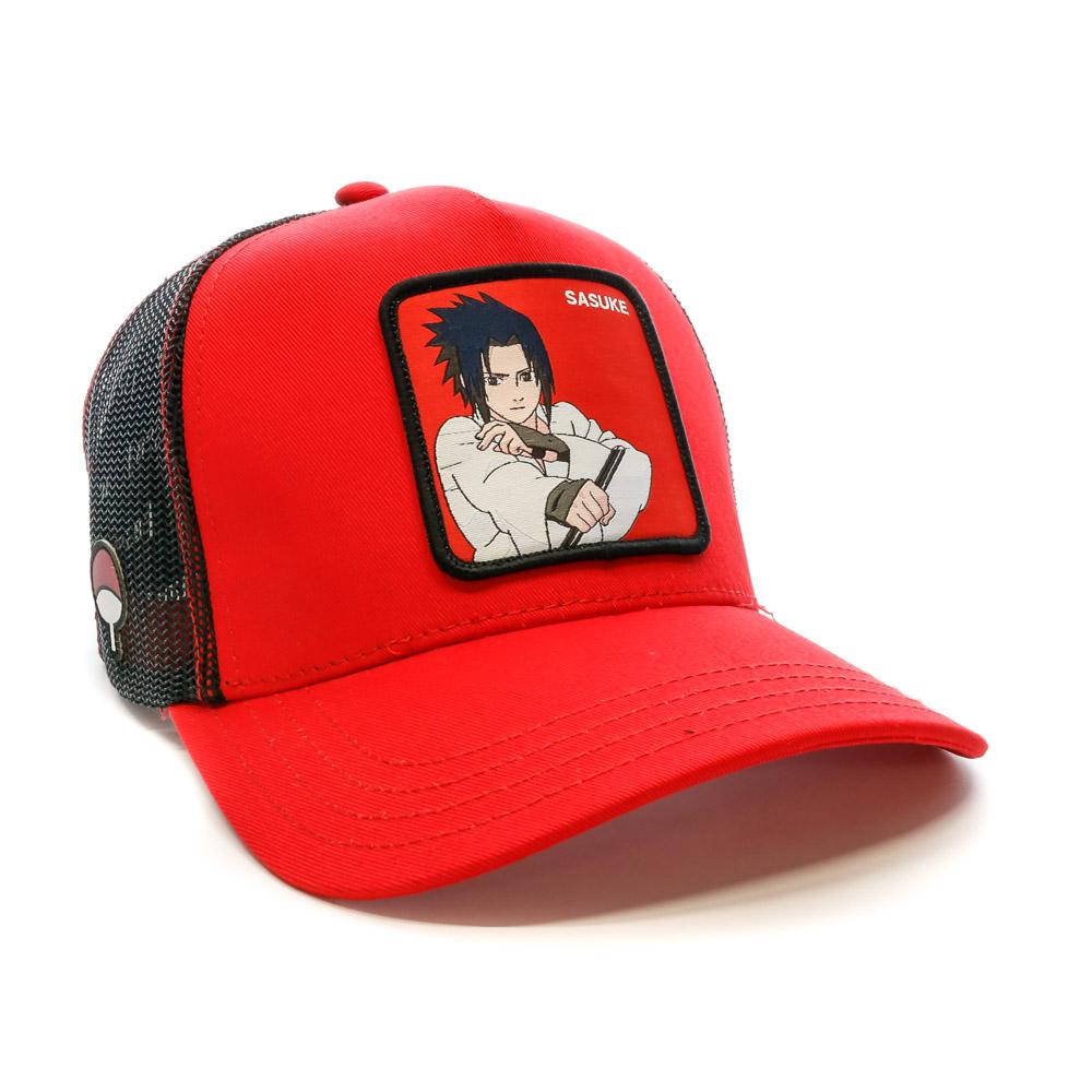 Casquette Noire/Rouge Homme Capslab Sasuke vue 2