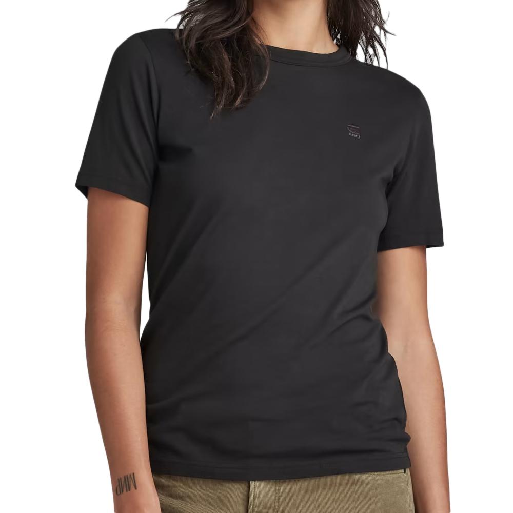 T-shirt Noir Femme G-Star Raw Core pas cher