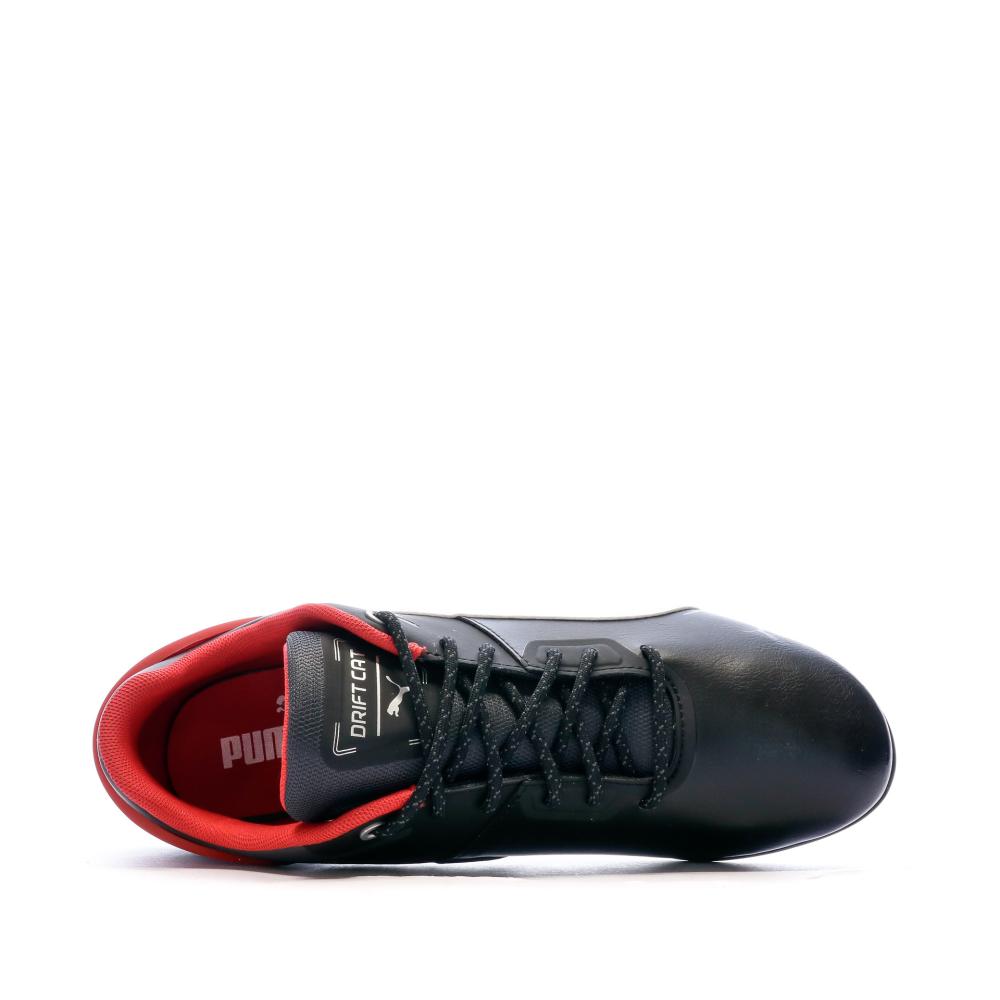 Baskets Noires Homme Puma Ferrari Drift Delta vue 4