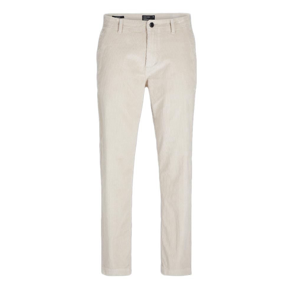 Pantalon Velours côtelé Beige Homme Jack & Jones Cordory Chino vue 2