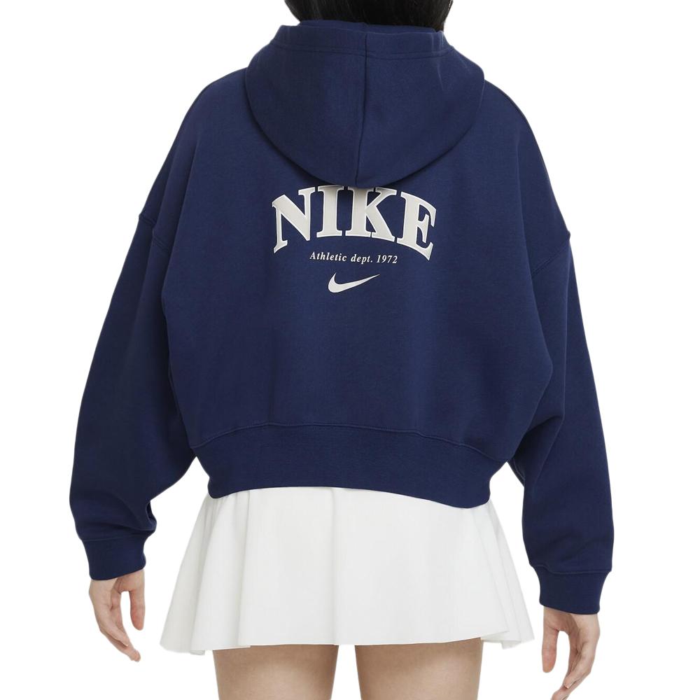 Sweat Zippe Marine Fille Nike Trend vue 2