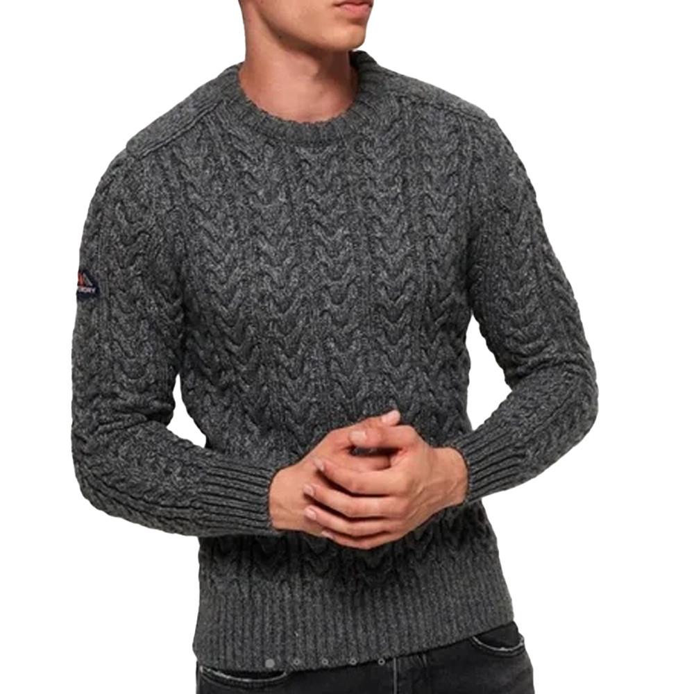 Pull Gris Homme Superdry Jacob Espace des marques