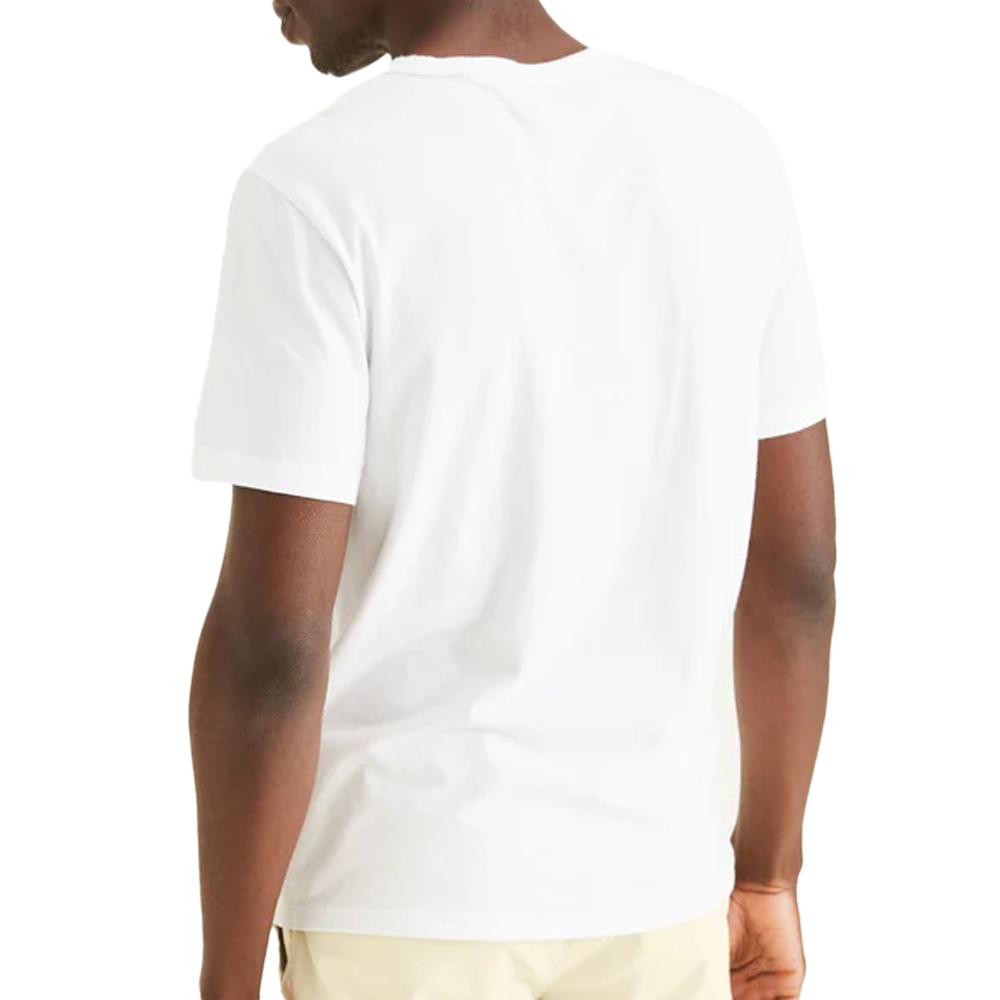 T-shirt Blanc Homme Dockers Original vue 2