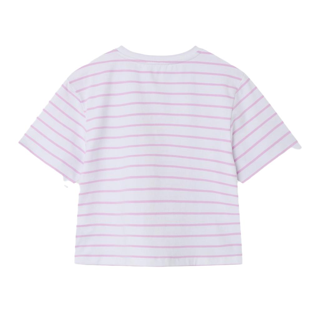 T-shirt Rose/Blanc Fille Name it Felissia vue 2