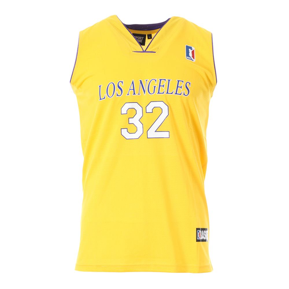 Los Angeles 32 Maillot de basket Jaune Homme Sport Zone pas cher