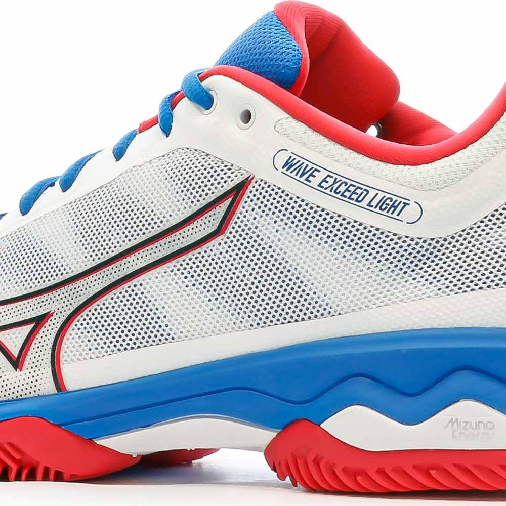 Chaussures de Padel Blanc/Rouge Homme Mizuno Wave Exceed Light vue 7