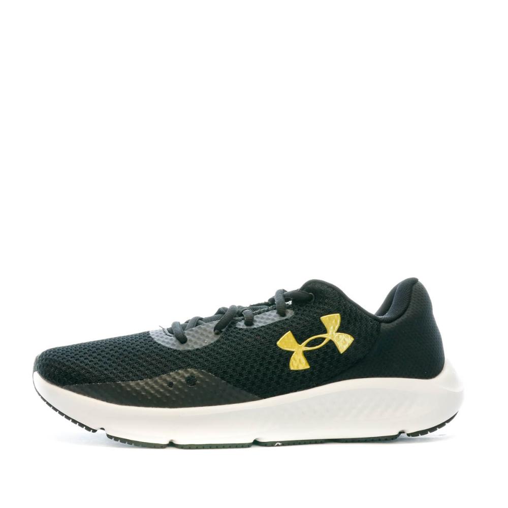 Chaussures de running Noir/Doré Homme Under Armour Charged Pursuit 3 pas cher