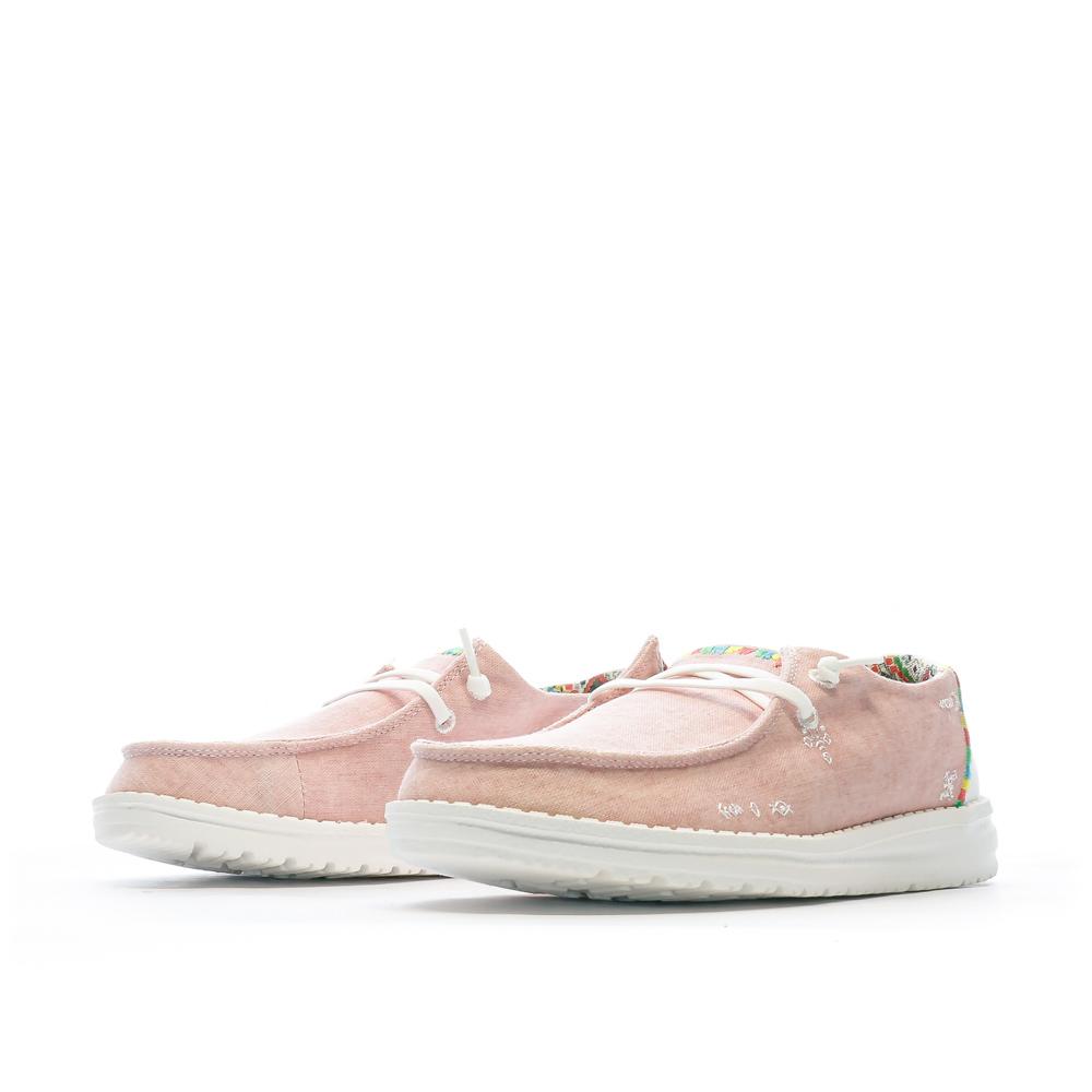 Chaussures Rose Femme Hey Dude Wendy Boho vue 6