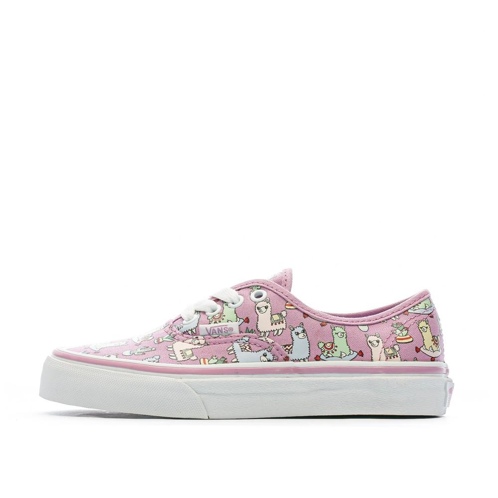 Baskets Rose Fille Vans Authentic