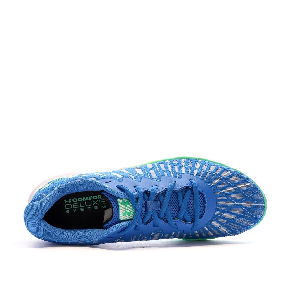 Chaussures de Running Bleu/Vert Homme Under Armour Charged Breeze 2 vue 4