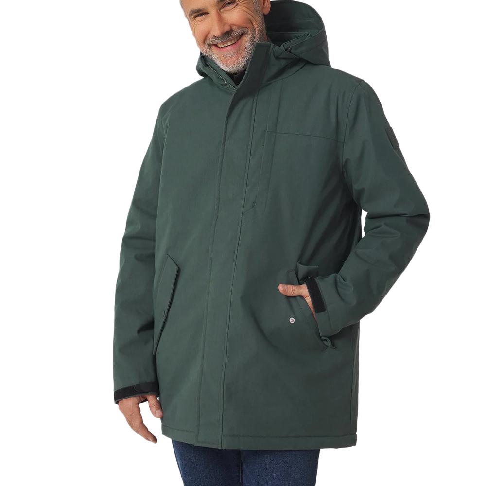 Veste imperméable Verte Homme TBS Jafarves pas cher