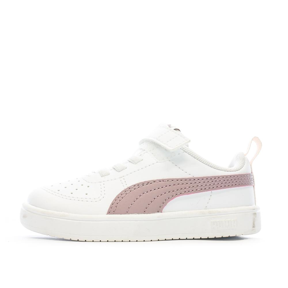 Baskets Mauve/Blanche Fille Puma Rickie pas cher