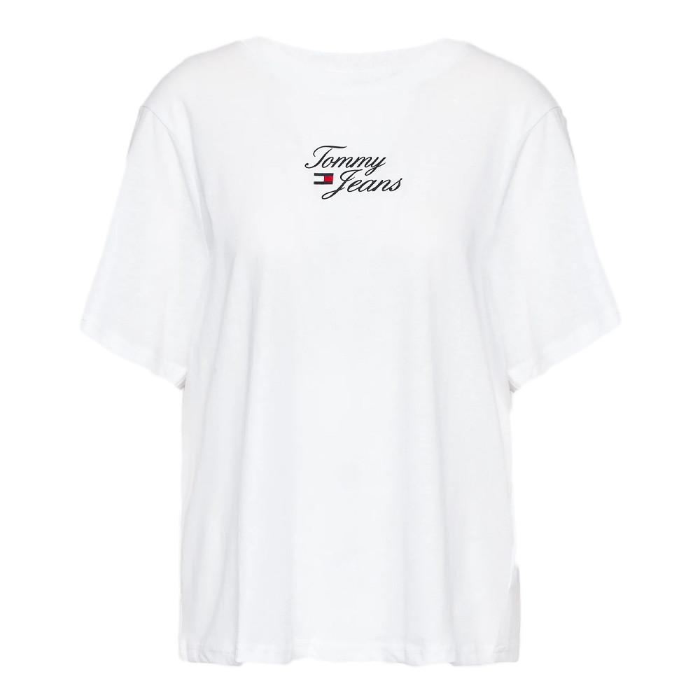 T-shirt Blanc Femme Tommy Hilfiger Curve Reg Essentia pas cher